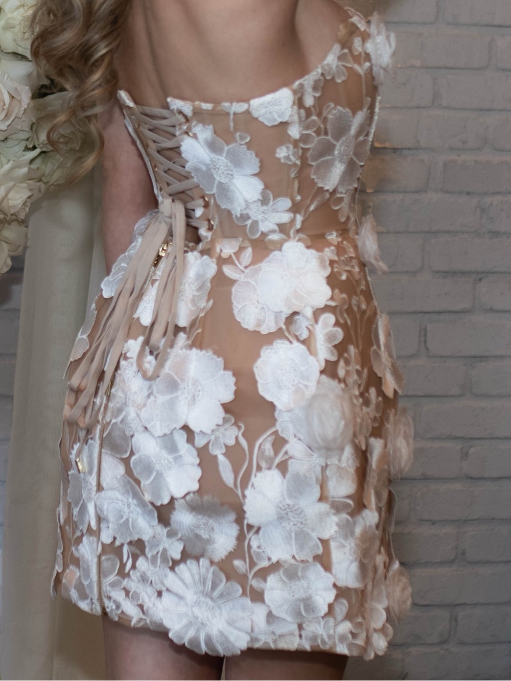 Bronx Banco Jasmine Maraya dress in white floral - size XS - Picture 2 of 8